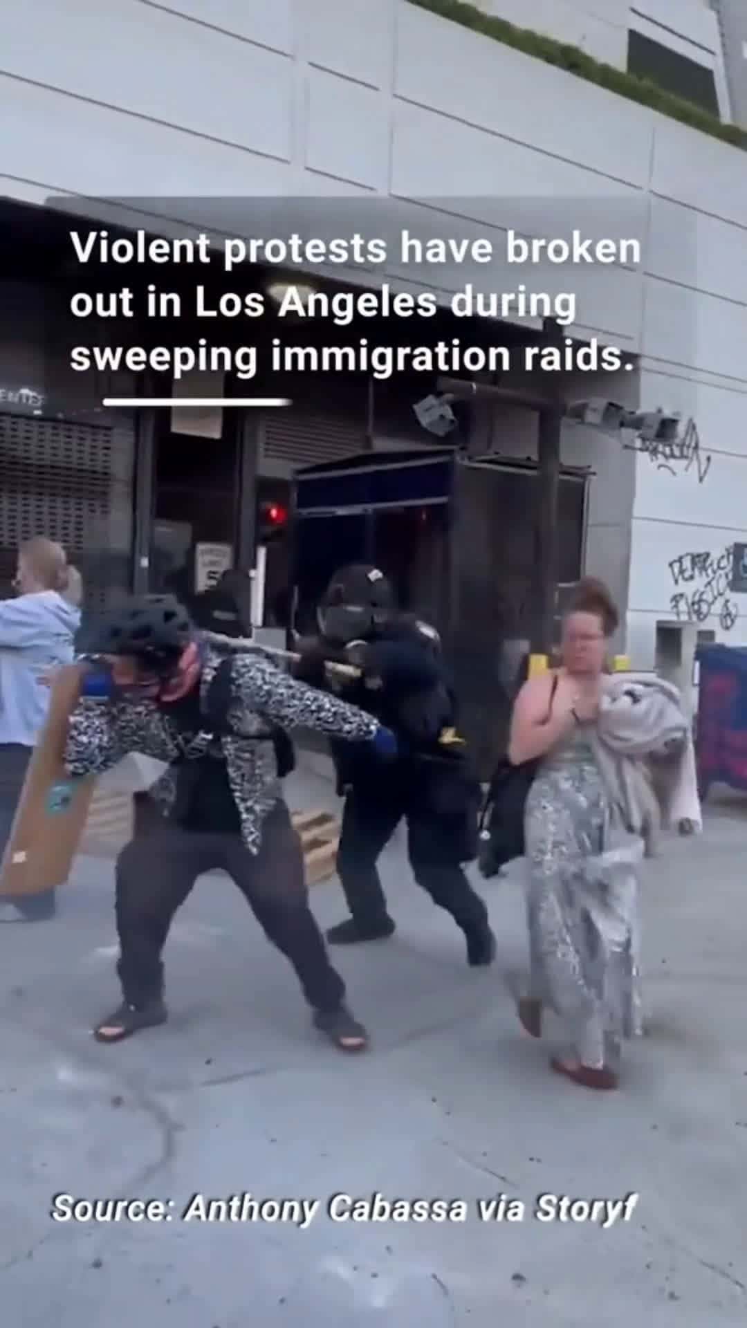 Cover for police fighfight