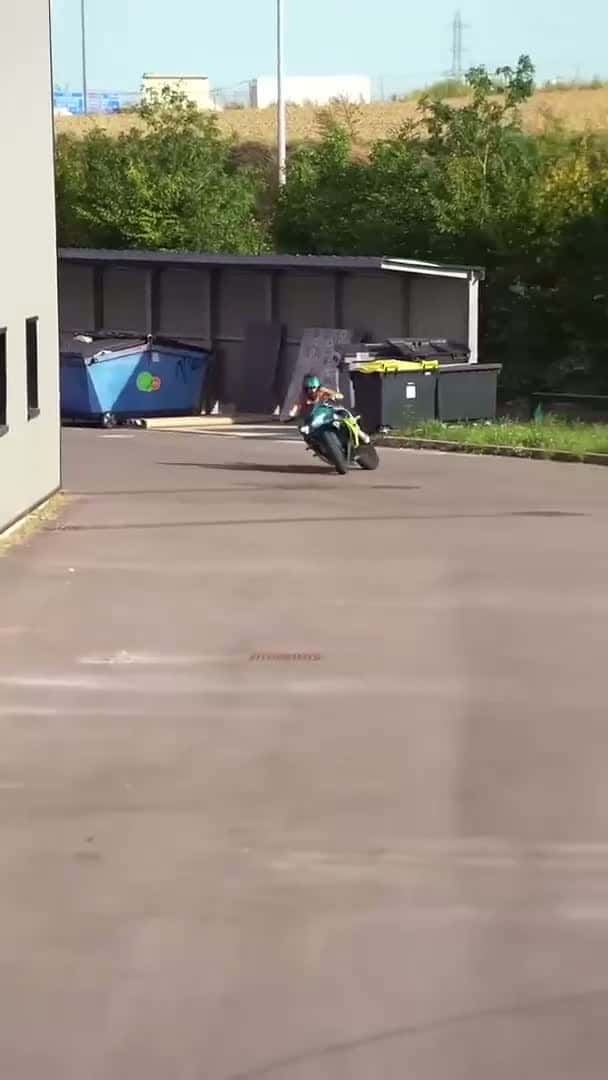 Cover for A little Savage 🤭 #bikergirl #stunt #motorcycle #bike #moto #girl #women #fyp #foryou #viral #viralvideo 