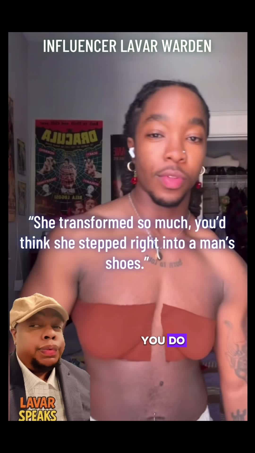Cover for She transformed so much, you’d think she stepped right into a man’s shoes.”