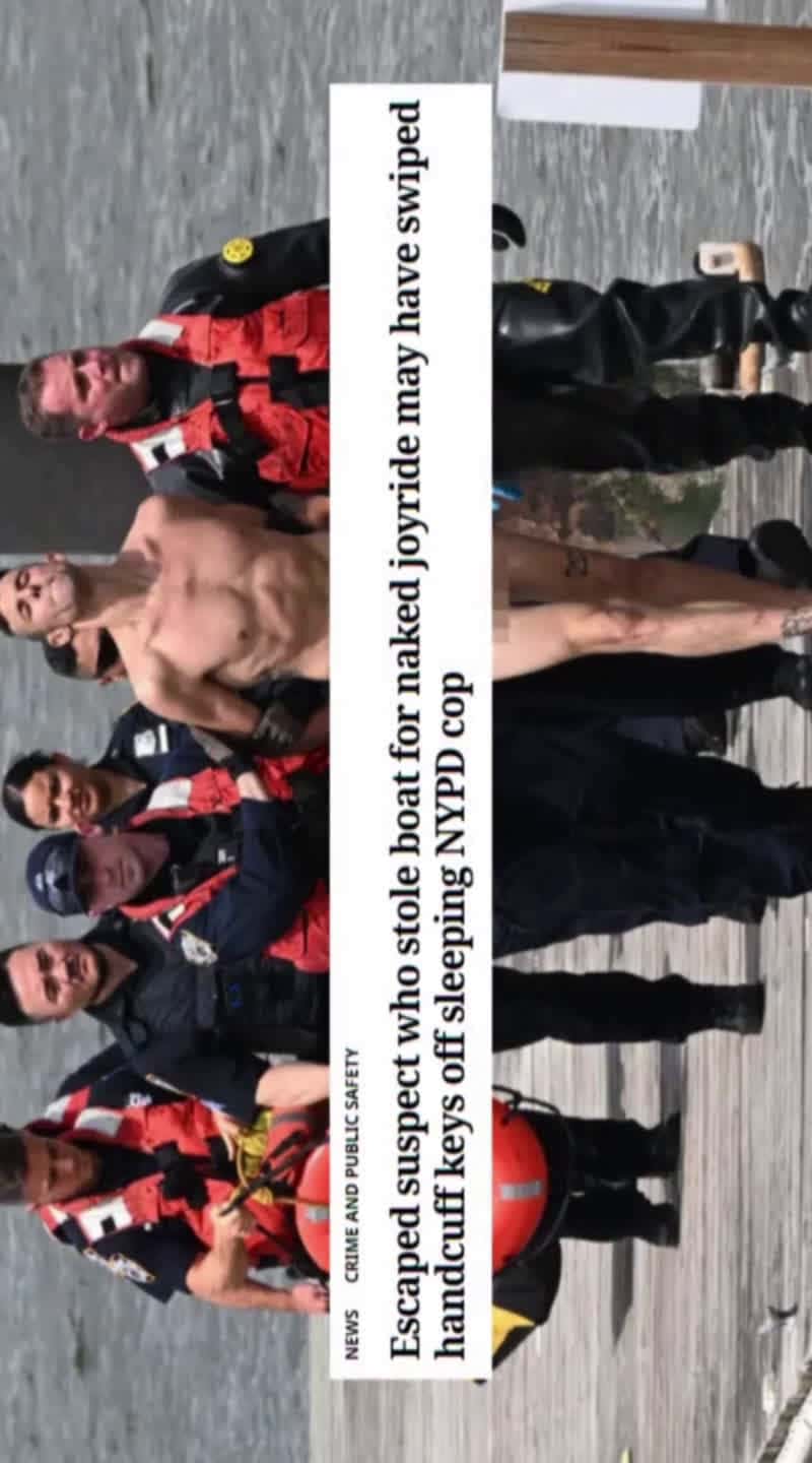 Cover for Naked Man Escaped Custody While Cop Took A Nap
