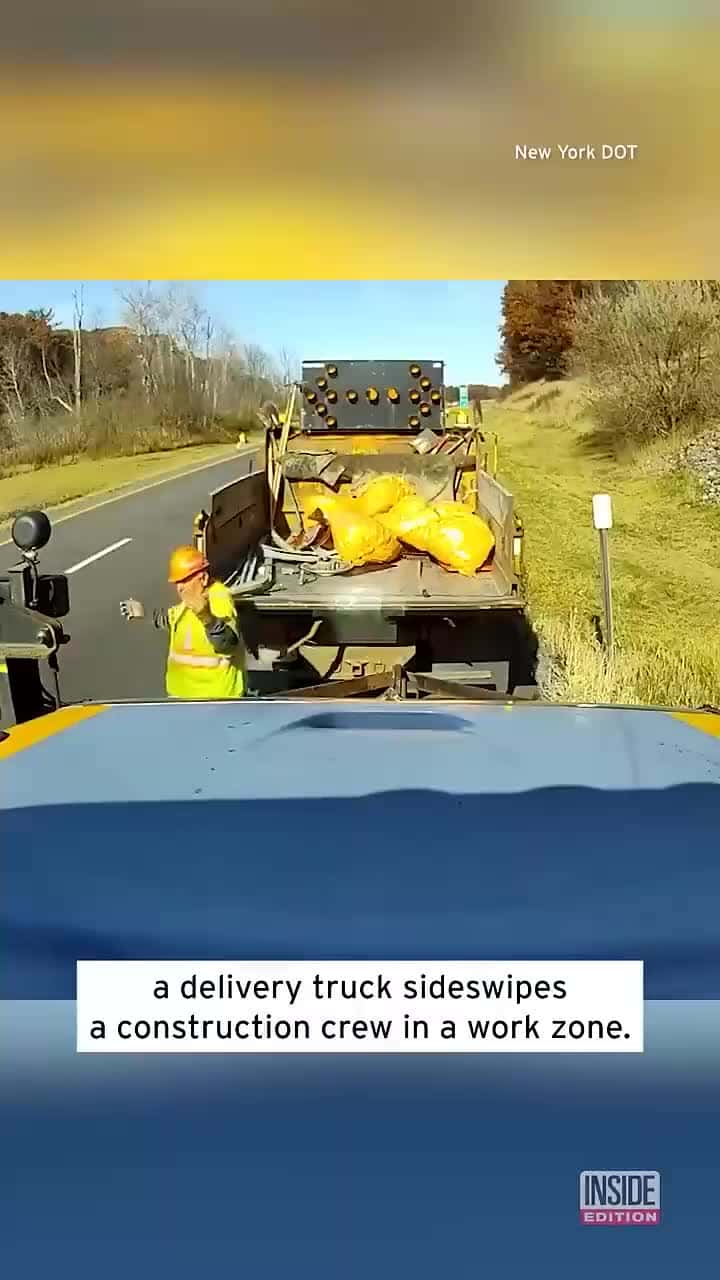 Cover for CONSTRUCTION WORKER INCHES FROM DEATH 