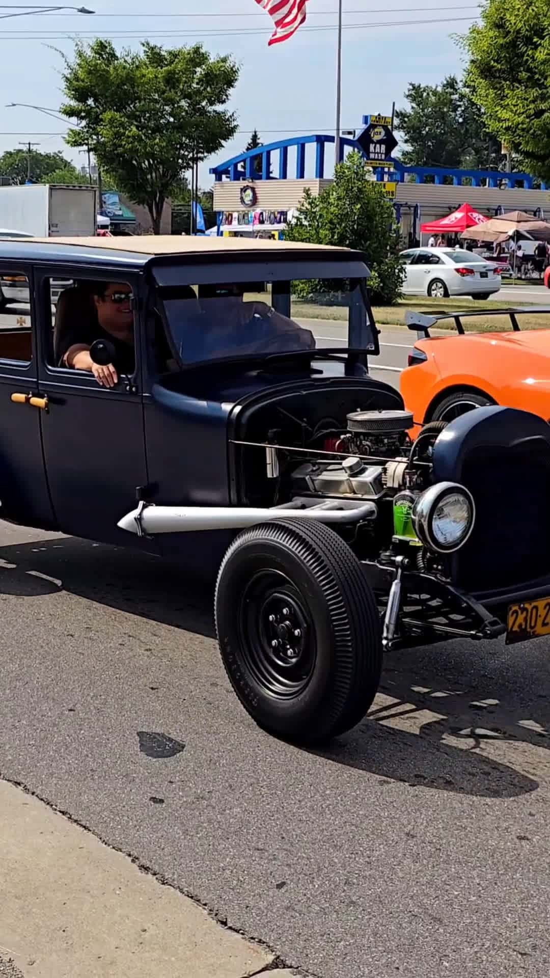 Cover for Rat Rod Classic Car Drive By Engine Sound Woodward Dream Cruise 2025