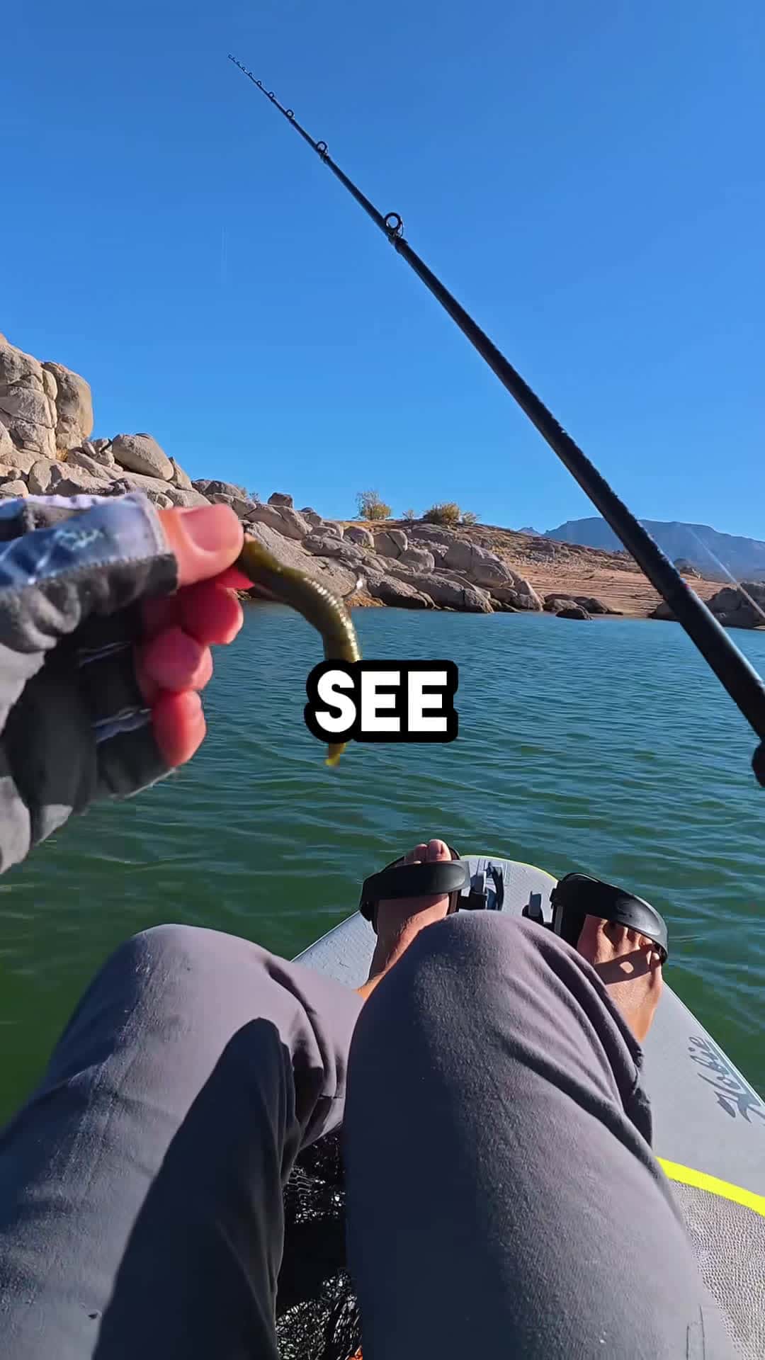 Cover for #FirstVideoChallenge Fishing with a ned rig!