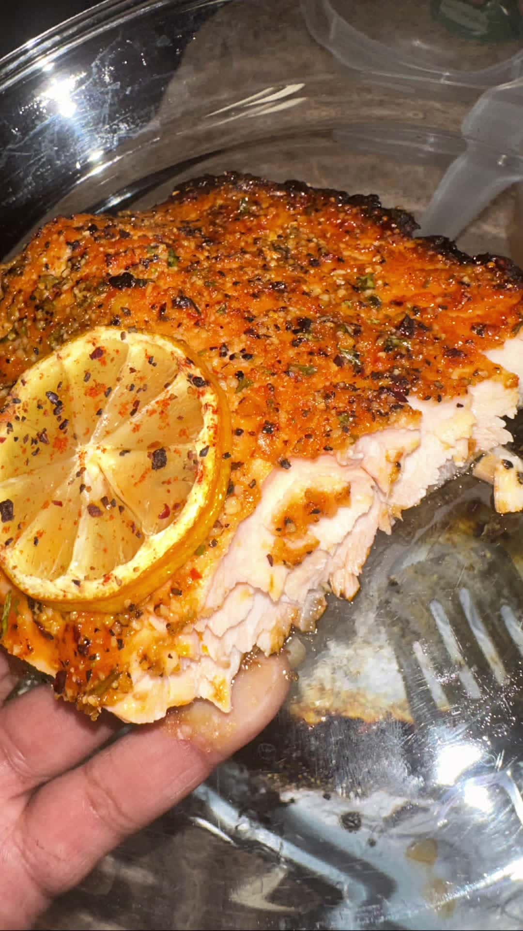 Cover for Hot Lemon Pepper Salmon 🔥