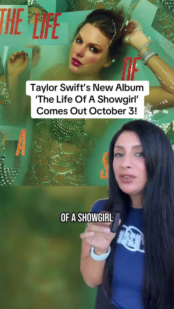 Cover for Taylor Swift’s New Album ‘The Life Of A Showgirl’ Comes Out October 3! #taylorswift #TS12 #eastereggs #thelifeofashowgirl #lifeofashowgirl #traviskelce #jasonkelce #newheights #newheightspodcast #taylornation #swifties #ririste...