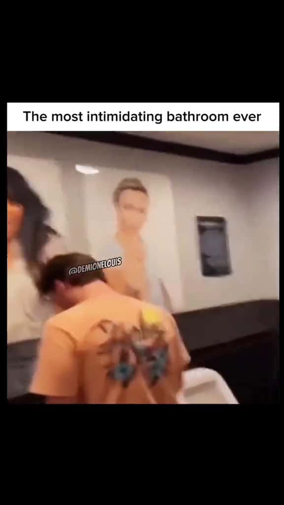 Cover for The guy at the end #capcut #fyp #foryoupage #meme #viral #thebeatgoeson #damn #bathroom
