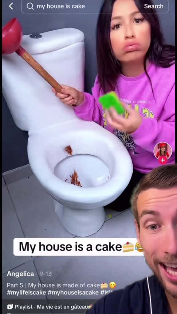 Cover for Angelica toilet cake  cake reaction foru 03678 #trending