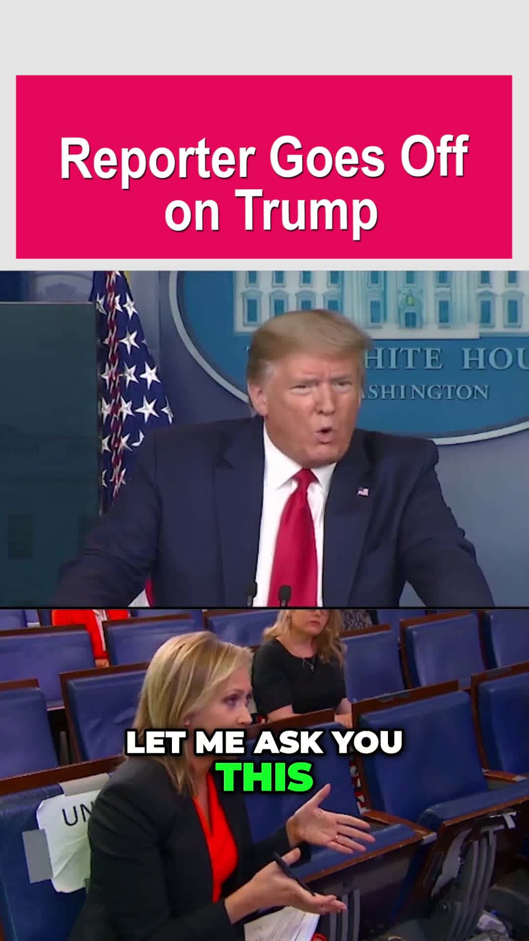 Cover for Reporter Snaps: “We Don’t Care What Trump Did!” 😳🎤