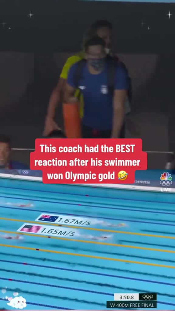 Cover for coachs reaction! So proud of you all #Olympics#olympicgames #coachs #reaction #proud #fyp