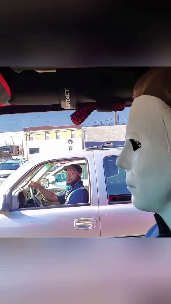 Cover for Tell me how you would react if Michael rolled up next to you... michaelmyers halloween cop 67019 #nicevideo