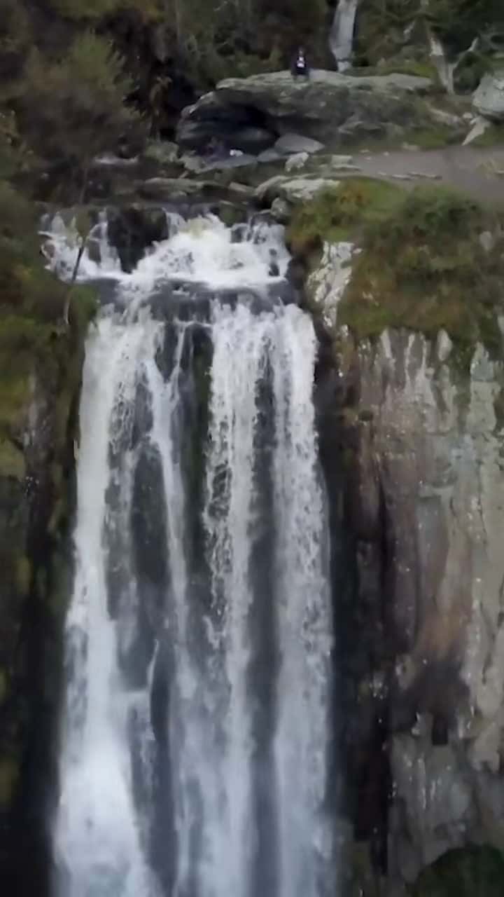 Cover for Can you believe this waterfall is in the UK 😮 It just gets bigger and bigger #fyp #tiktoktravel #carrymehome