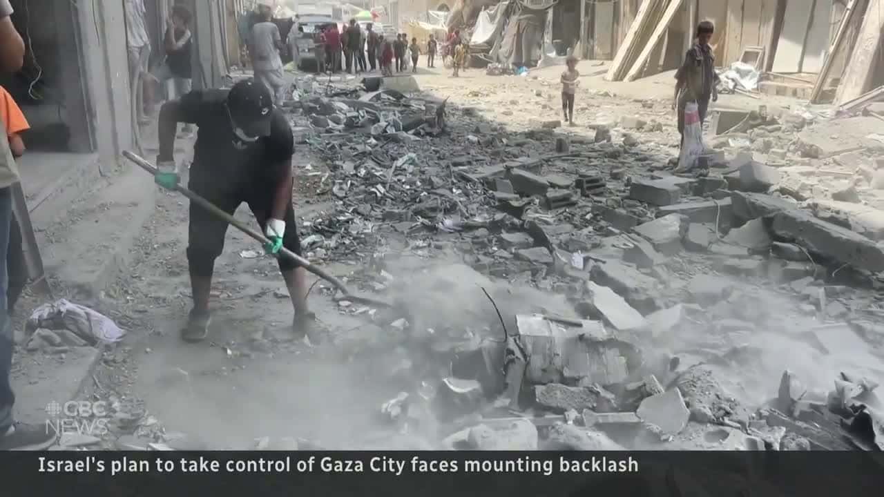 Cover for Israel’s plan to capture Gaza City condemned by world leaders