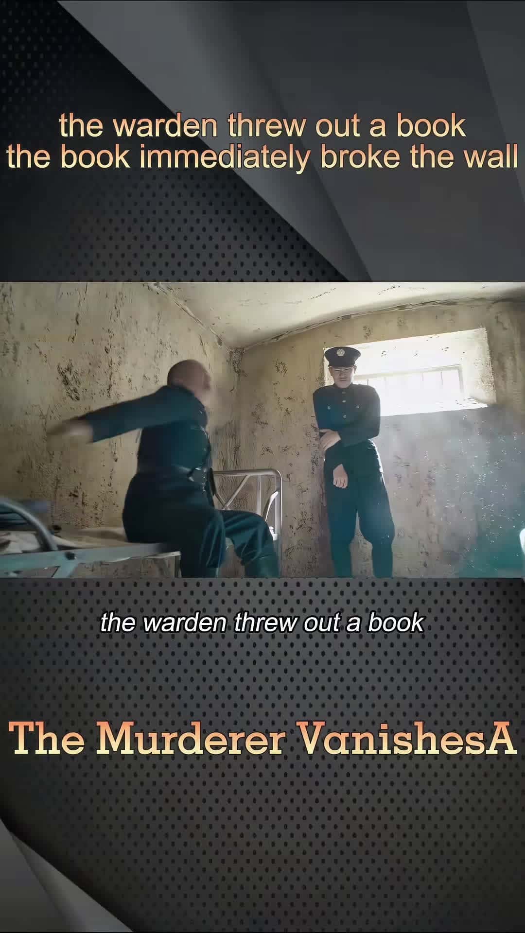Cover for #FavMovieClip The warden threw out a book,the book immediately broke the wall