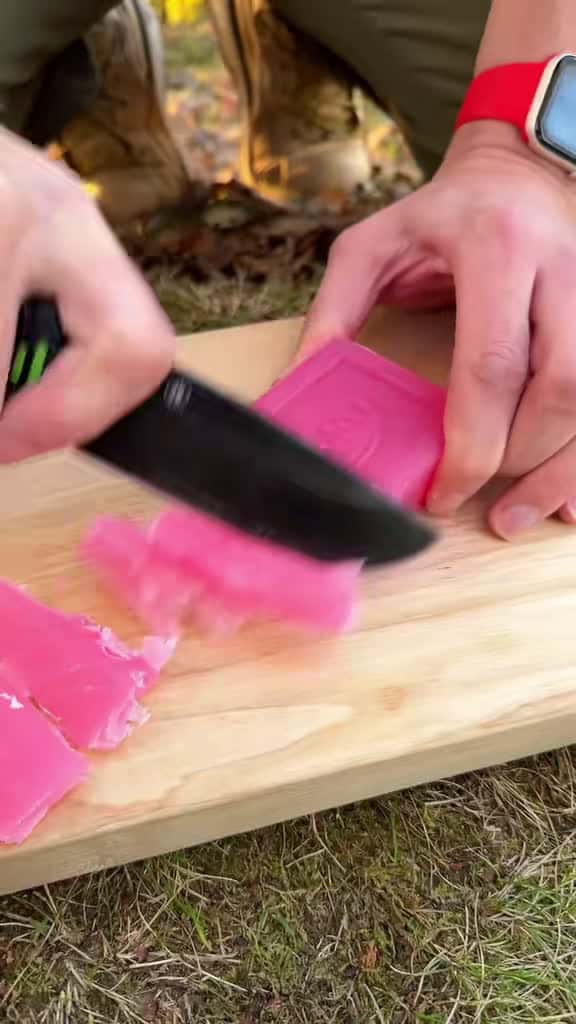 Cover for Survival Skills: Made a Compact Soap for Hiking 🍀 #outdoors #camping #lifehacks #survival #forest
