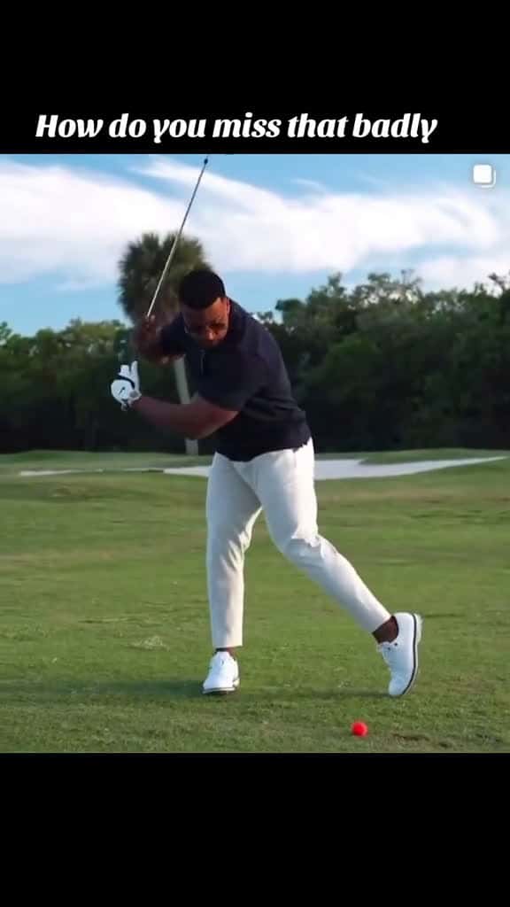 Cover for Ashton Hall misses the Golf ball badly ashtonhall golf fyp viral video trendingvi 70166 #trend