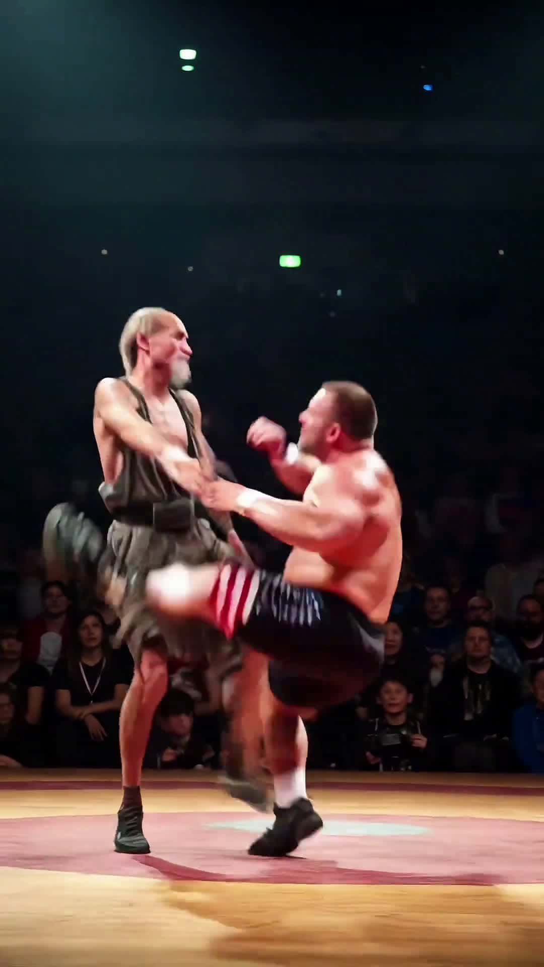 Cover for AI martial arts showcase! Elderly man's insane fighting skills #MartialArts#FightSkills#ElderlyWarrior#TrendingFights#ViralSports