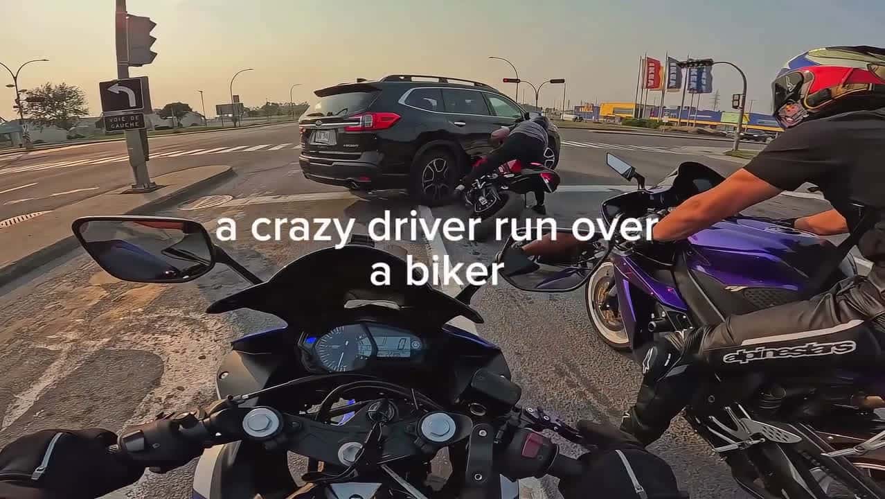 Cover for Why are bikers always wrong in any situation that happens around them??  #bikelife  #birthday  #justiceserved  #whydoesthisexist  #ouch