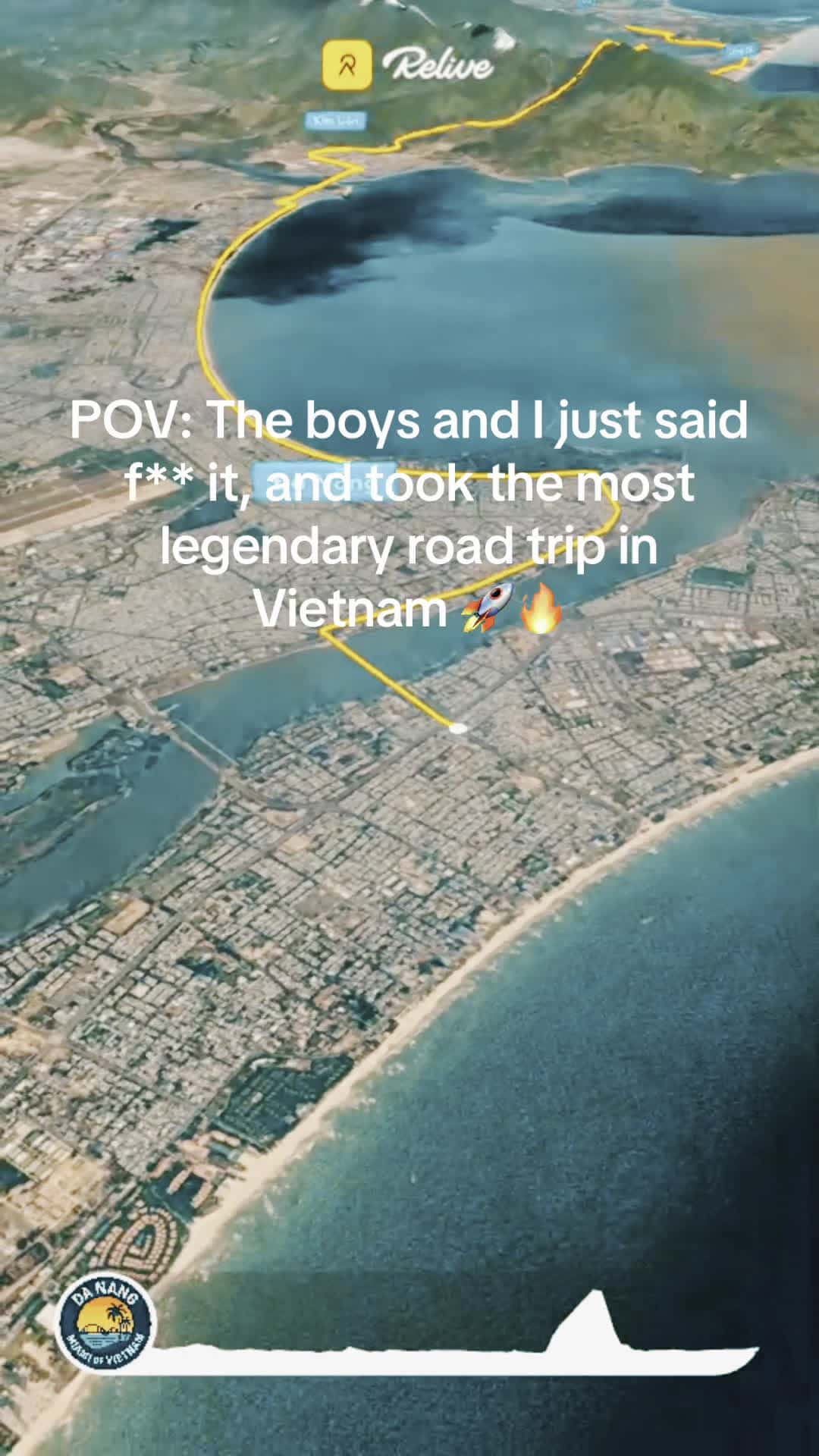 Cover for POV: The boys and I just said f** it, and took the most legendary road trip in Vietnam 🚀🔥 Da Nang to Huế… this isn’t just a road trip, this is a rite of passage. The Hai Van Pass? Unreal. The views? Like you’re driving through a postcard. From the cliffs of the East Sea to the ancient walls of the Imperial City — we made memories that no camera could ever capture. If this isn’t bucket list, I don’t know what is. From Da Nang to Huế — one road trip, infinite memories 🌏🔥