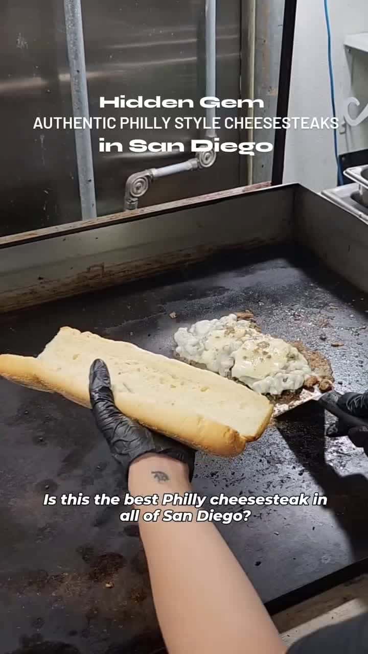 Cover for Have you been to this hidden gem?is a secret spot where San Diegans enjoy some of the best and most authentic philly dishes, like philly cheesesteaks and pastrami sandwiches 😋This spot is tucked away on Miramar road in an una...