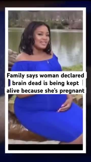 Cover for Family says woman declared brain dead be