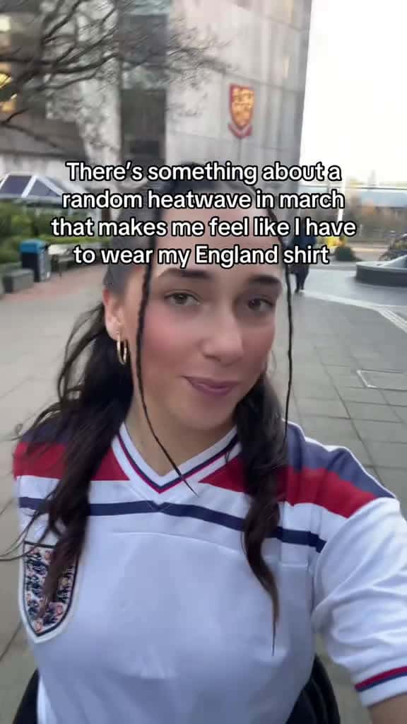 Cover for Weather made me do it greatbritishmemes englandshirt football heatwave weather 55414 #shortvideosscoopz