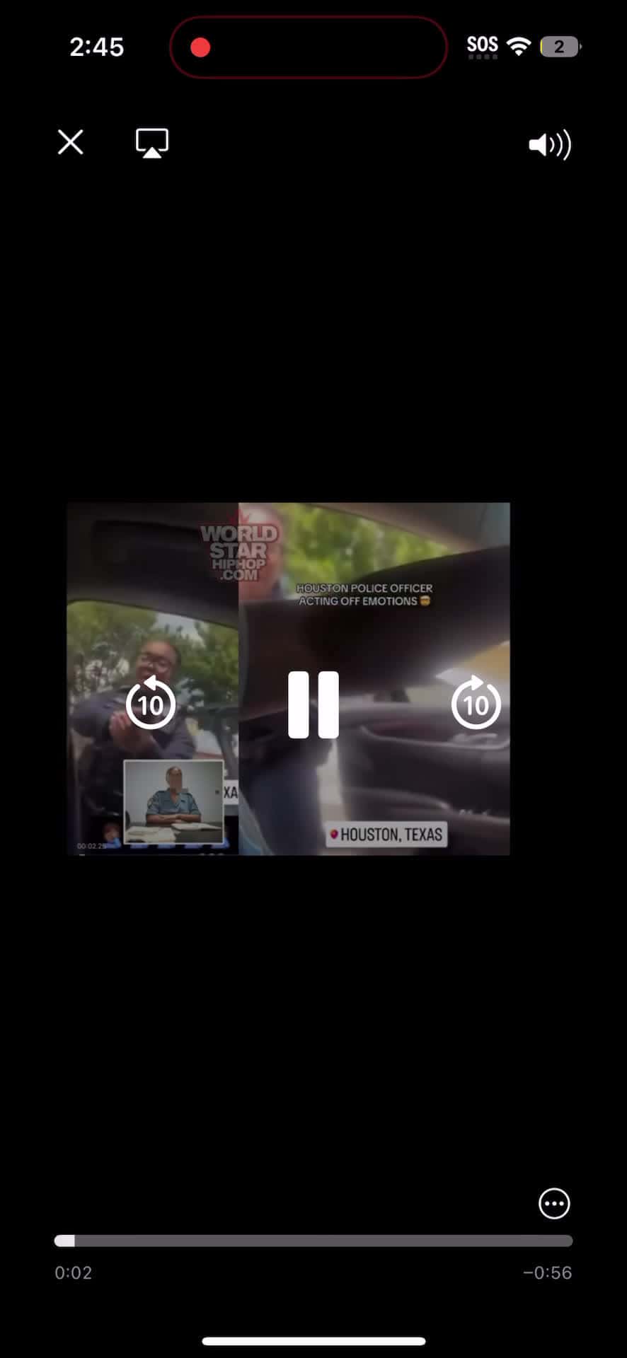 Cover for Crazy cop trying to take man phone