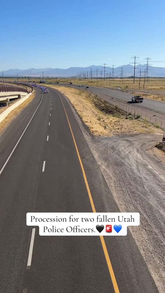 Cover for Honoring Sergeant Sorensen and Officer Estrada, who made the ultimate sacrifice in Utah. Stay strong. 💙 #BackTheBlue #FallenOfficers #UtahPolice
