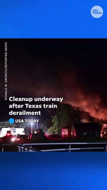 Cover for See the scene of north Texas train dera