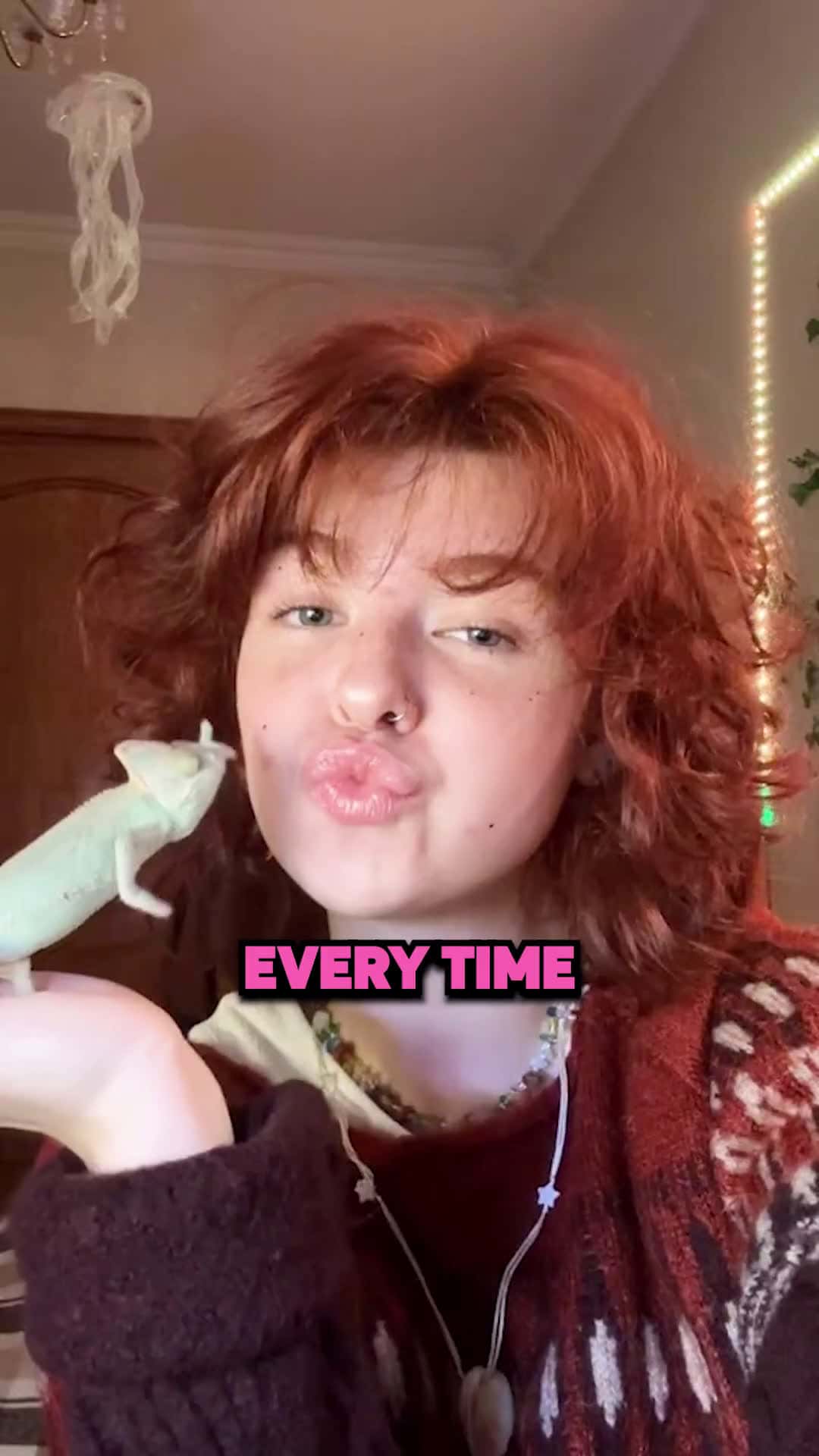 Cover for This Girl Adopted A Chameleon Cred pixyvava