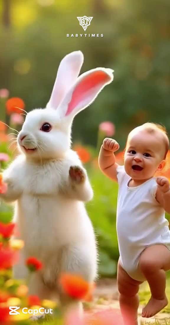 Cover for Adorable Baby Dance Moments with Cute Animals