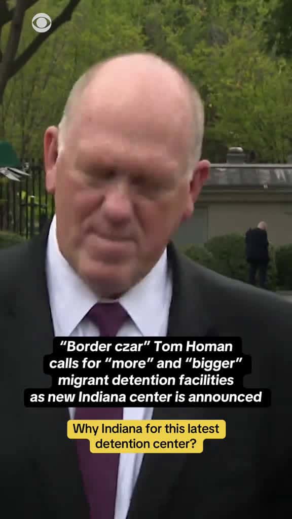Cover for The Trump administration's "border czar" Tom Homan said Wednesday that he wants to see "more" and "bigger" migrant detention centers after the Department of Homeland Security announced a new facility that will open in Indiana, ...