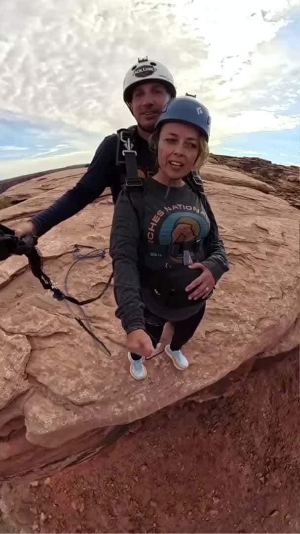 Cover for ＂I can be brave.＂ You have to see this Tandem BASE jump. #youtubeshorts #motivation #adventure #moab_037 (2)