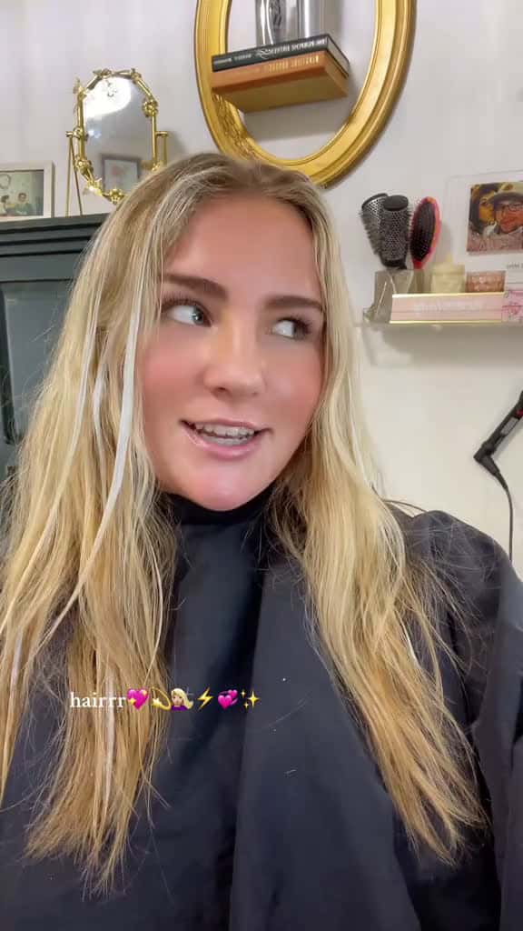 Cover for thank god Nicole Kaleel had the time to squeeze me in hairtransition blonde megan 69407 #followMe