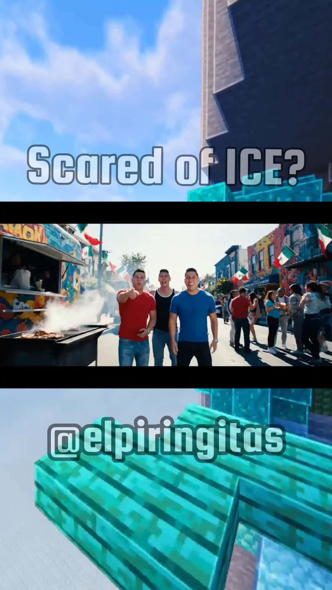 Cover for scared of ICE? #ai #aivideo #veo3 follow @acaocho for $100