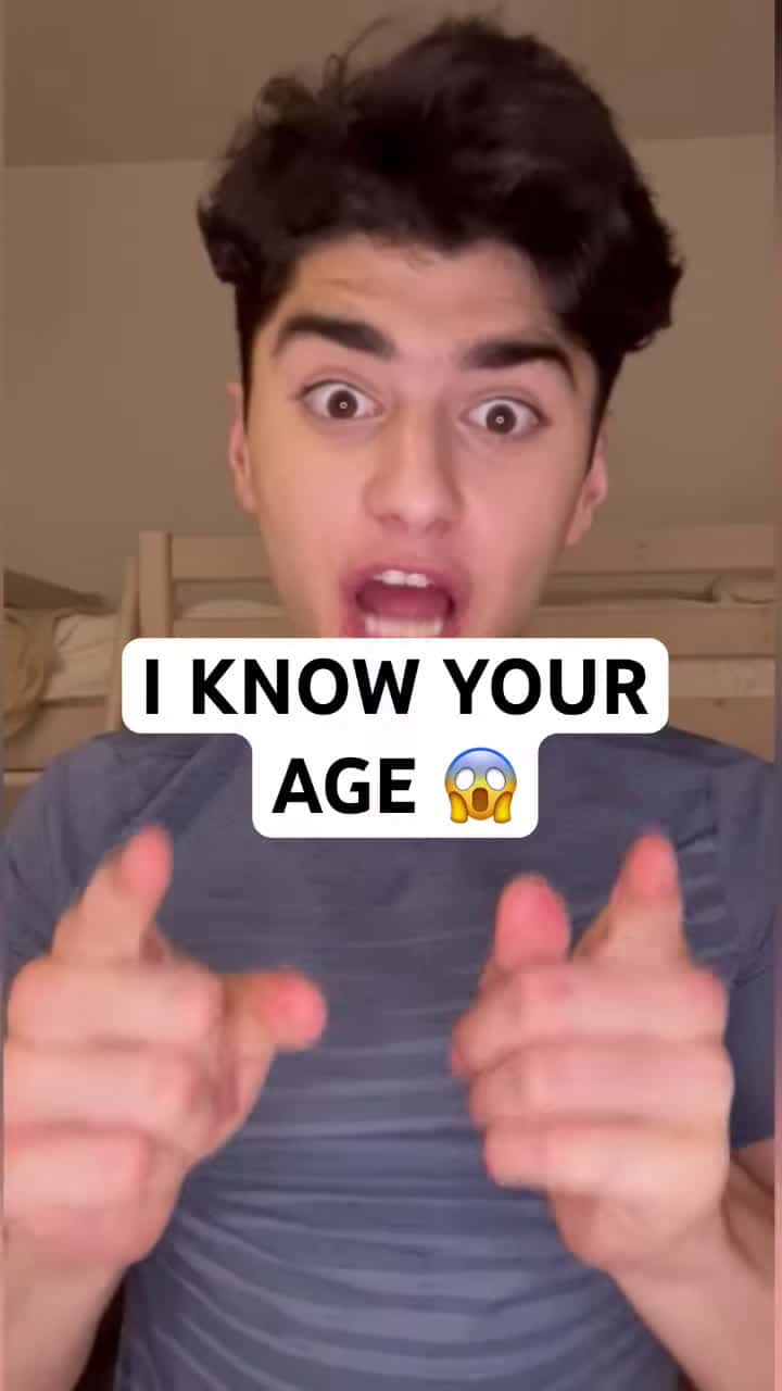 Cover for GUESSING YOUR AGE 😱😳 #shorts  #reels