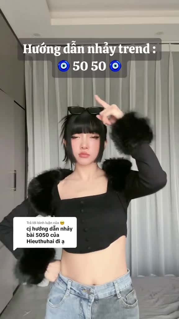 Cover for Tr li  hng dn nhy  50 50 badbie 5050 tiktokgiaitri 540hzmedia tiktokdancevn huong 35874 #shortvideos