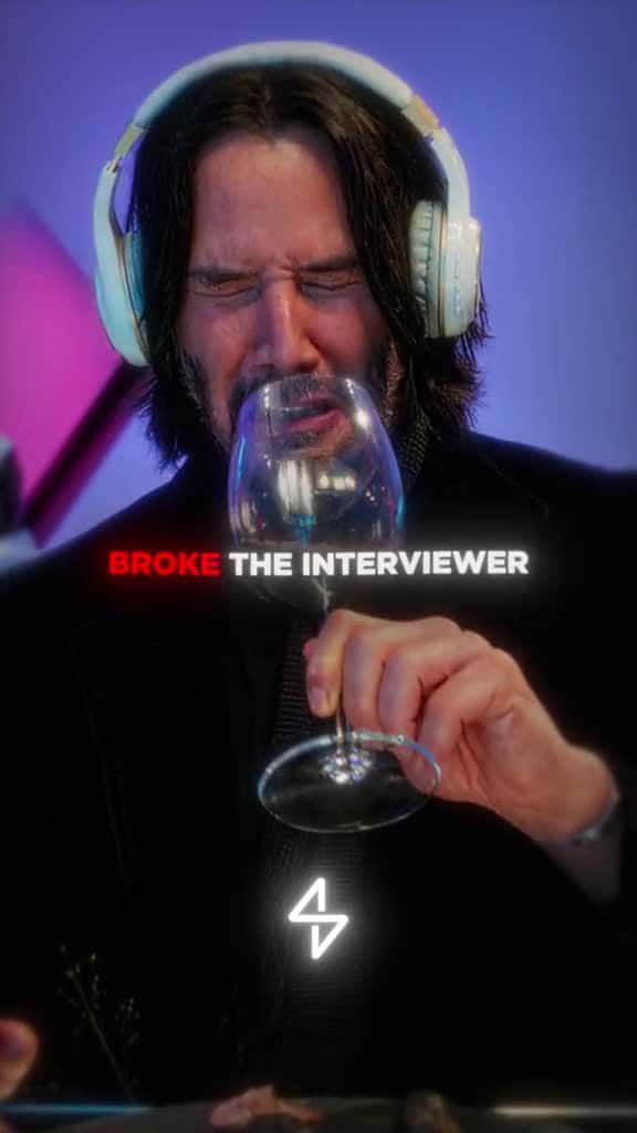Cover for Keanu Reeves Broke This Interviewer With His Poem motivation keanureeves inspirat 34213 #trend