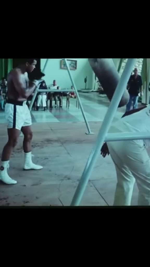 Cover for Rare footage of Muhammad Ali hitting the heavy bag #boxing #viral