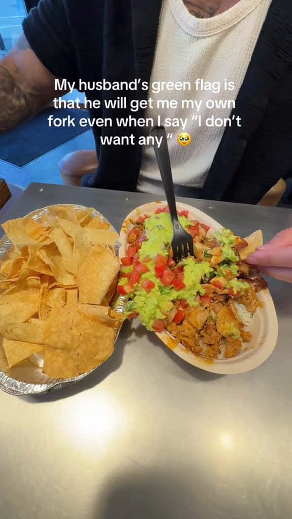 Cover for He just knows I will pick on his food  walking green flag relatable marriedlife c 00446 #shortvideos