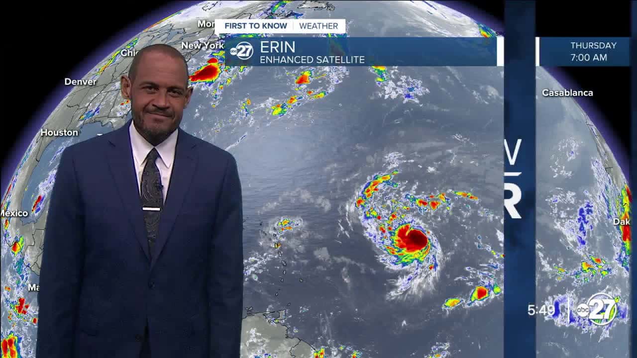 Cover for Tropics check: Erin getting stronger (08/14/2025)