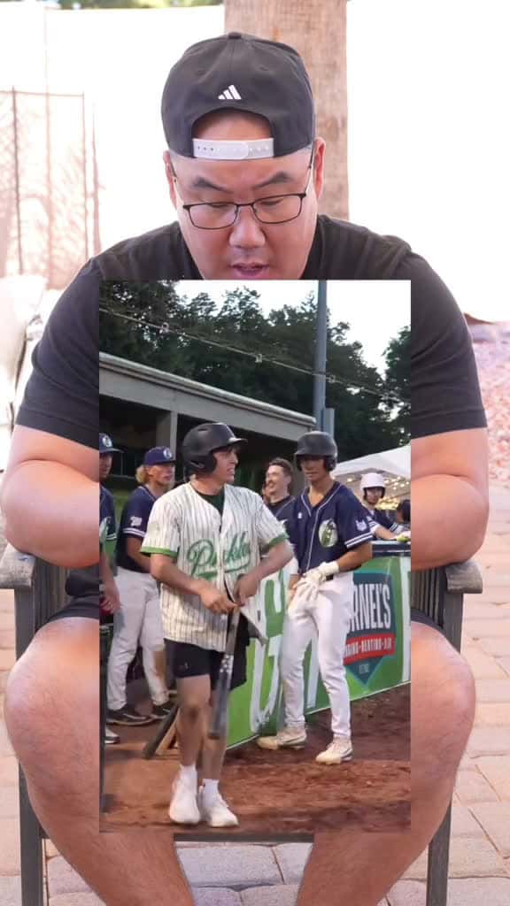 Cover for Random fan hitting a tank vs legit pitching is absolutely wild. #baseball #reaction #fypシ created by KingofJUCO with KingofJUCO’s original sound