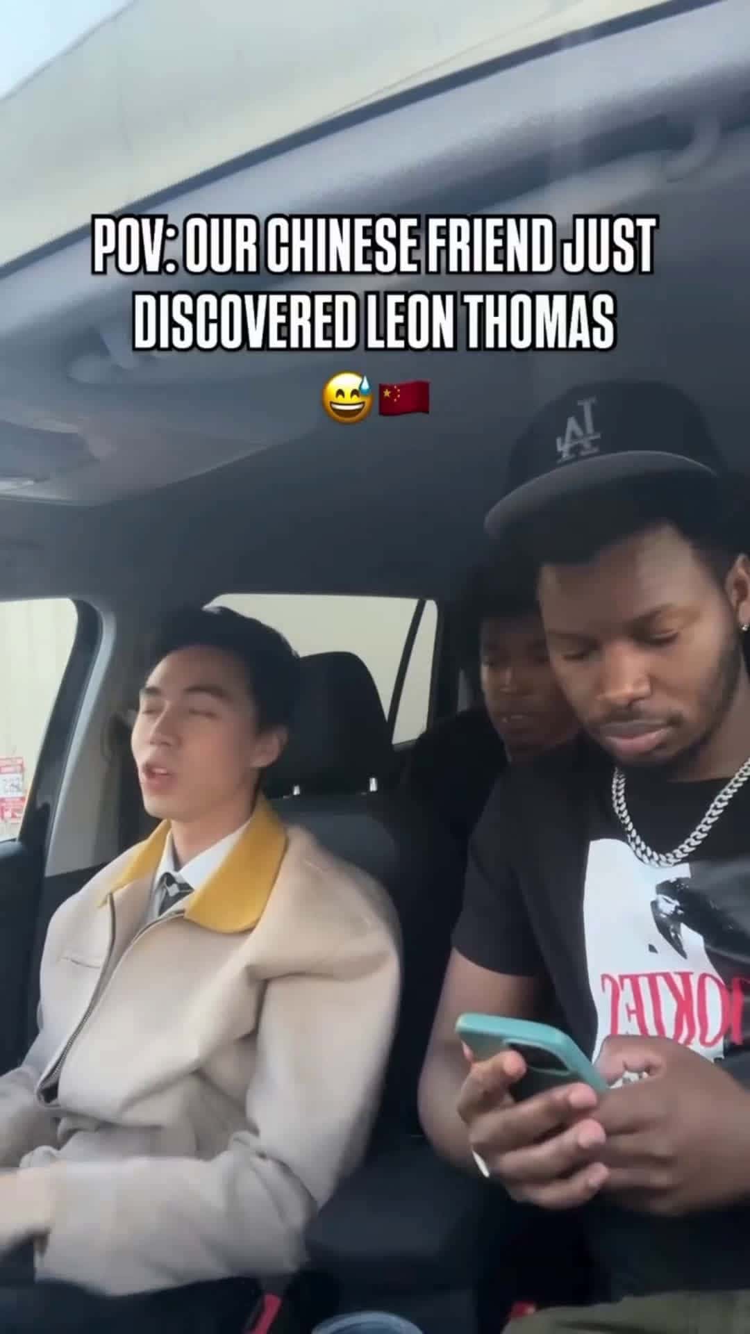 Cover for Our chinese friend just discovered leon thomas😂