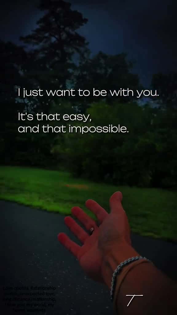 Cover for Its that simple and that impossible relationshipquotes relationshipgoals relatable foryou 32254 #followMe