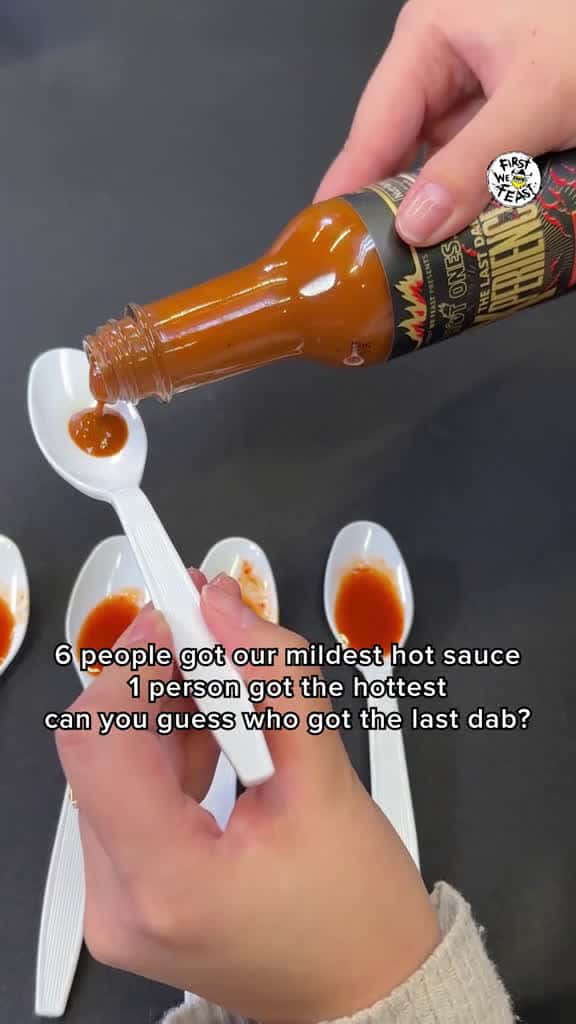Cover for Here at Hot Ones were all a little bit in love with hot sauce but even the toughe 67339 #shortvideos