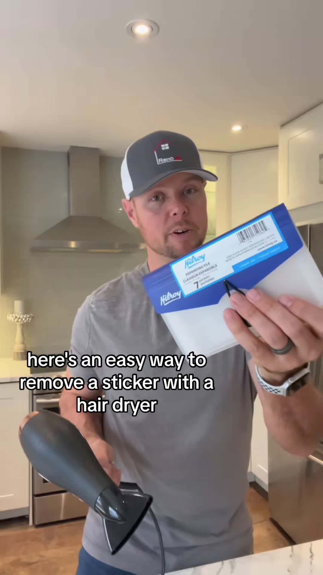 Cover for Peeling away labels, one hack at a time! 👋💡 Watch and learn the easiest way to remove sticker labels effortlessly! #lifehacks #homehacks #parent #sticker