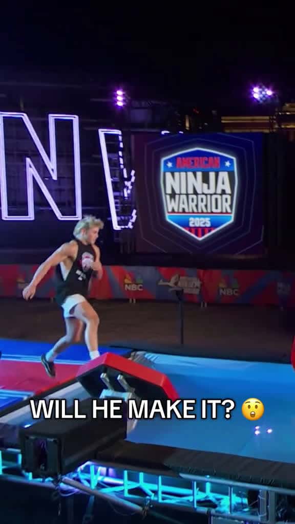 Cover for Kai Beckstrand takes on the Semifinals course in an ALL NEW episode of AmericanNinjaWarrio 14207 #trendingscoopz