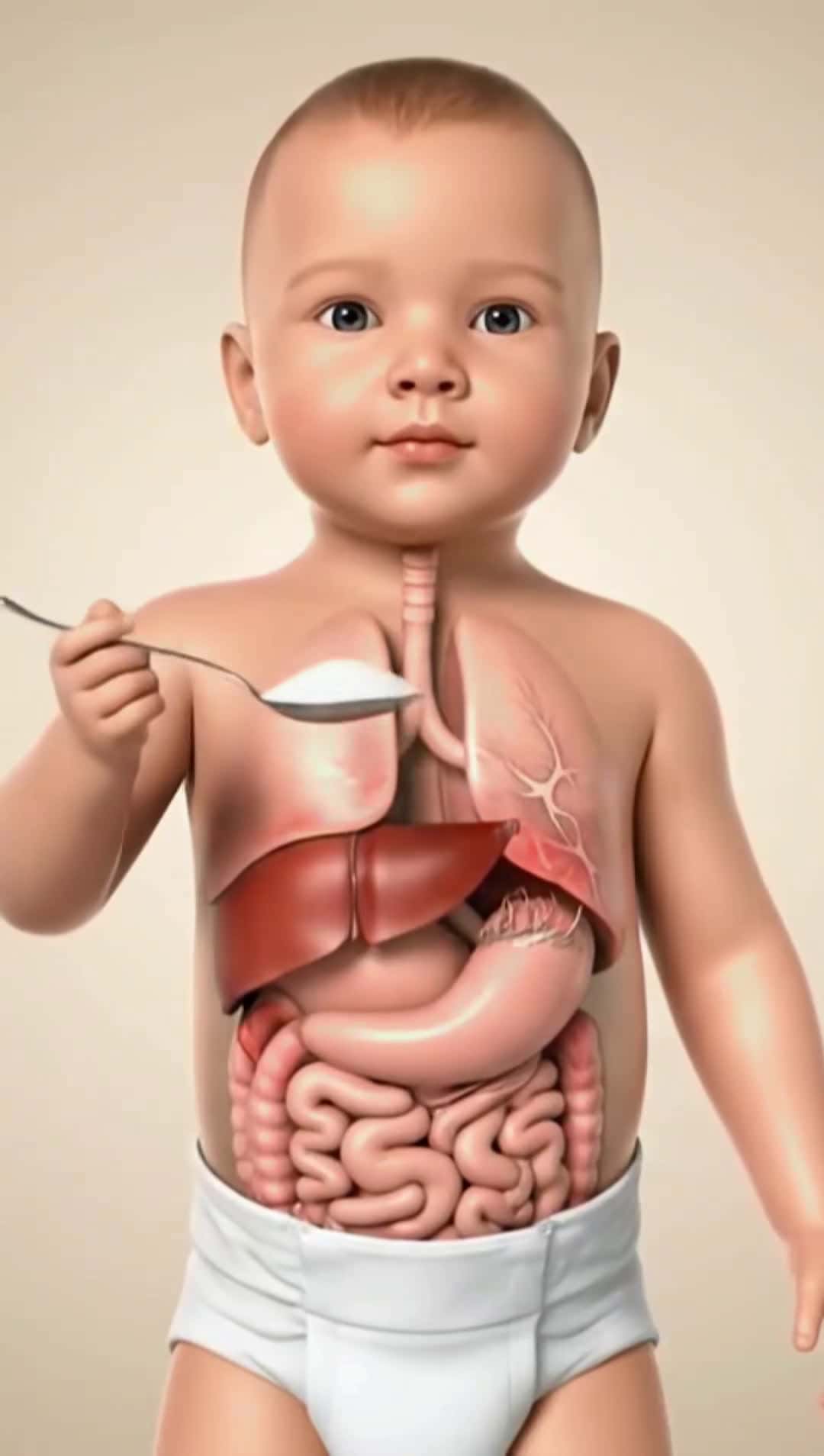 Cover for Baby eating sugar #ai #baby #satisfyingvideos #asmr #unhealthy #health #satisfying #odlysatisfying #sugar #foryoupage #fyp