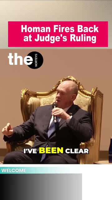 Cover for Homan's Blunt Response to Judge