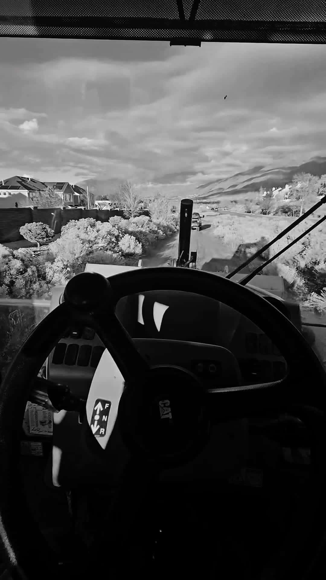 Cover for cat 420 #utah #utahcheck #googlefiber #cat420 #blackandwhite #heavyequitment #bluecollar 