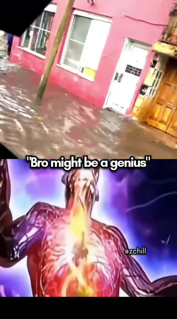 Cover for This dude thinks he's helping:- #flood #dude #smart #meme